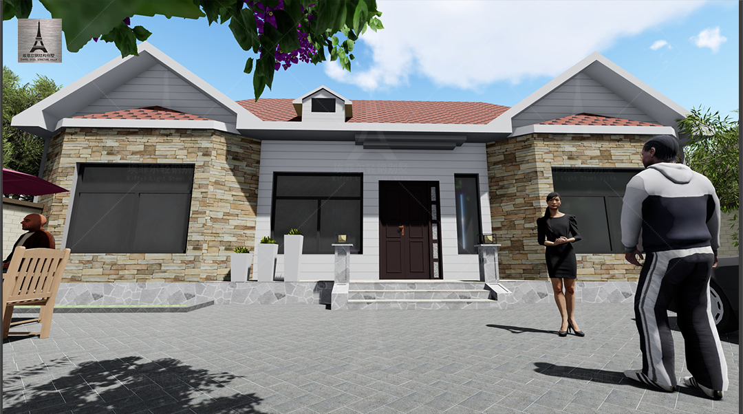 石家莊輕鋼別墅廠家案例