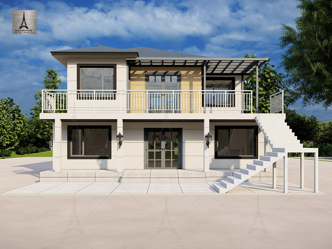 鋼結(jié)構(gòu)別墅實(shí)景