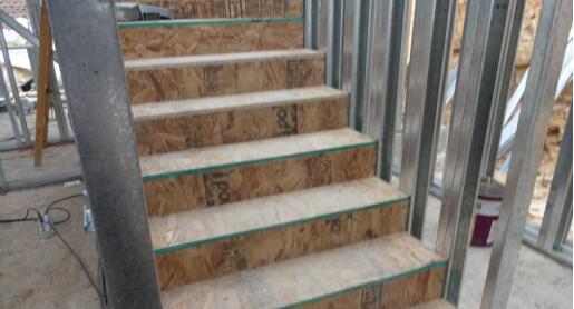 樓梯結(jié)構(gòu)板安裝完成圖